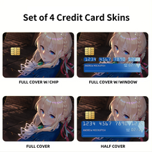 Load image into Gallery viewer, Violet Evergarden Violet Evergarden  Credit Card Skins (4-in-1 Pack)
