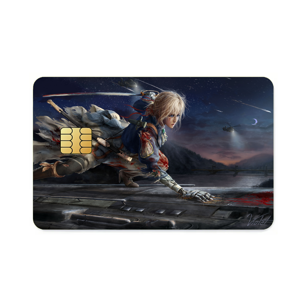 Violet Evergarden Violet Evergarden, Violet Evergarden  Credit Card Skins (4-in-1 Pack)