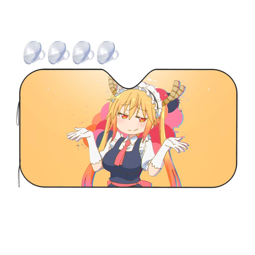 Wallpaper kobayashi-san chi no maid dragon (Tohru)  Car Sunshade