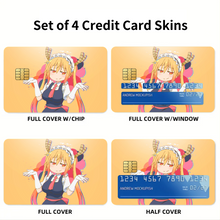 Load image into Gallery viewer, Wallpaper kobayashi-san chi no maid dragon (Tohru)  Credit Card Skins (4-in-1 Pack)
