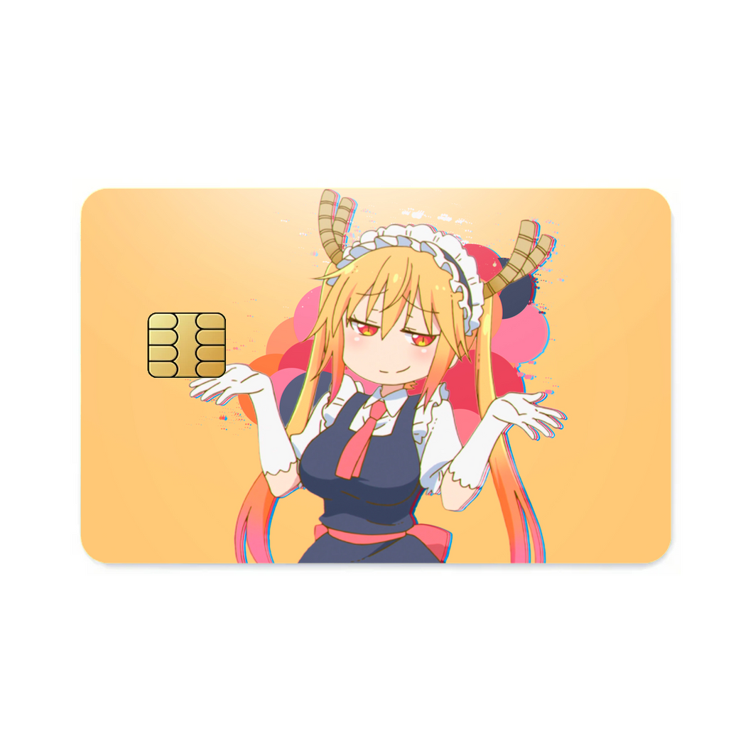 Wallpaper kobayashi-san chi no maid dragon (Tohru)  Credit Card Skins (4-in-1 Pack)