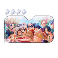 White Beard Pirate  Car Sunshade
