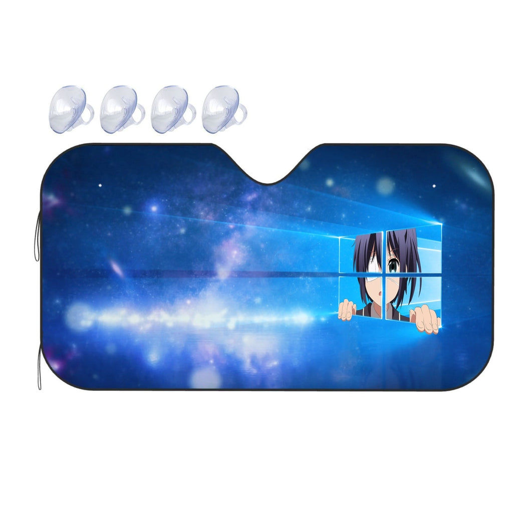 Windows 10 Rikka Chuunibyou  Car Sunshade