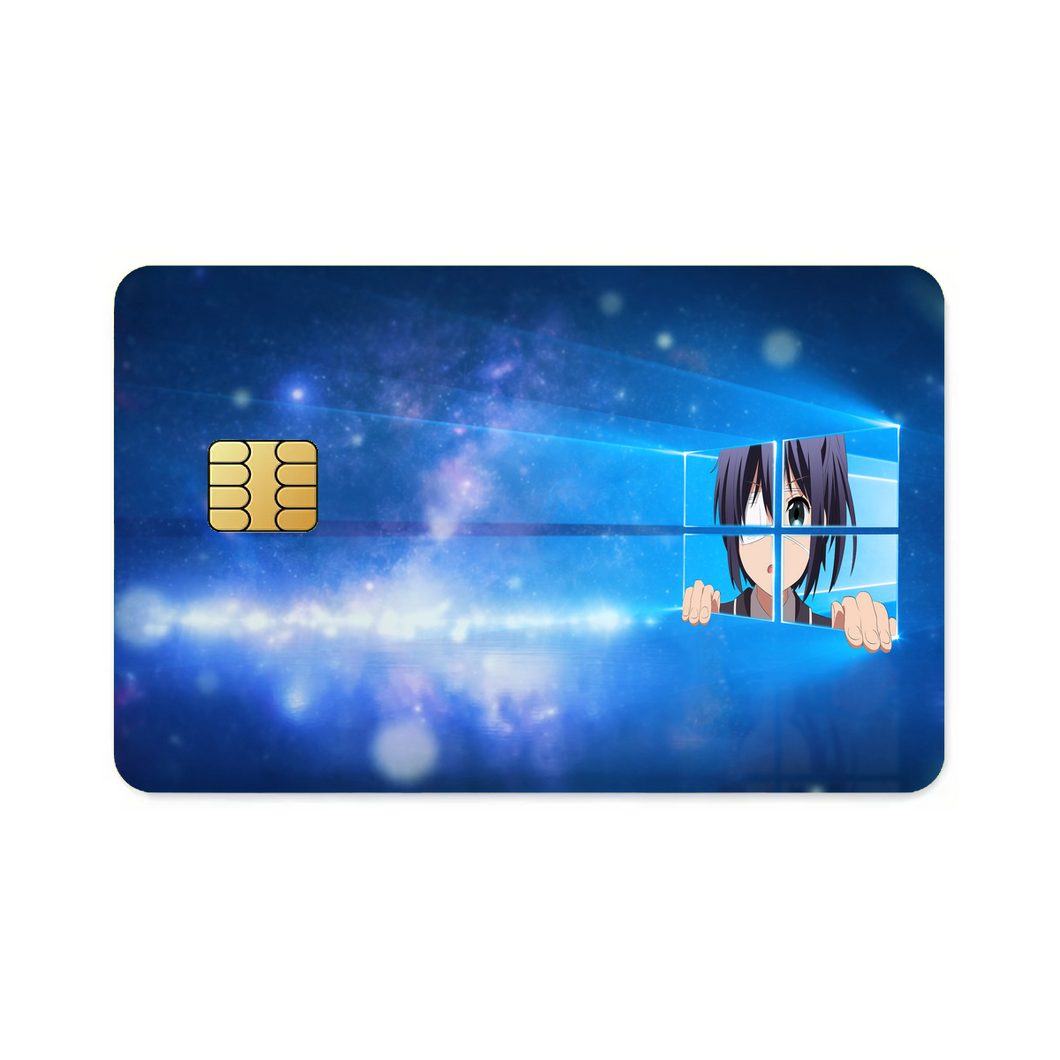 Windows 10 Rikka Chuunibyou  Credit Card Skins (4-in-1 Pack)