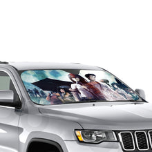 Load image into Gallery viewer, World Lines Clashing Car Sunshade

