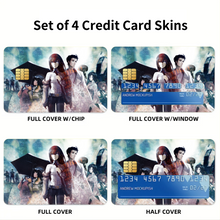 Load image into Gallery viewer, World Lines Clashing Credit Card Skins (4-in-1 Pack)
