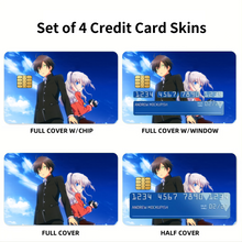 Load image into Gallery viewer, Yū Otosaka and Nao Tomori Together  Credit Card Skins (4-in-1 Pack)
