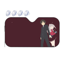 Load image into Gallery viewer, Yū Otosaka and Nao Tomori Together Minimalist  Car Sunshade
