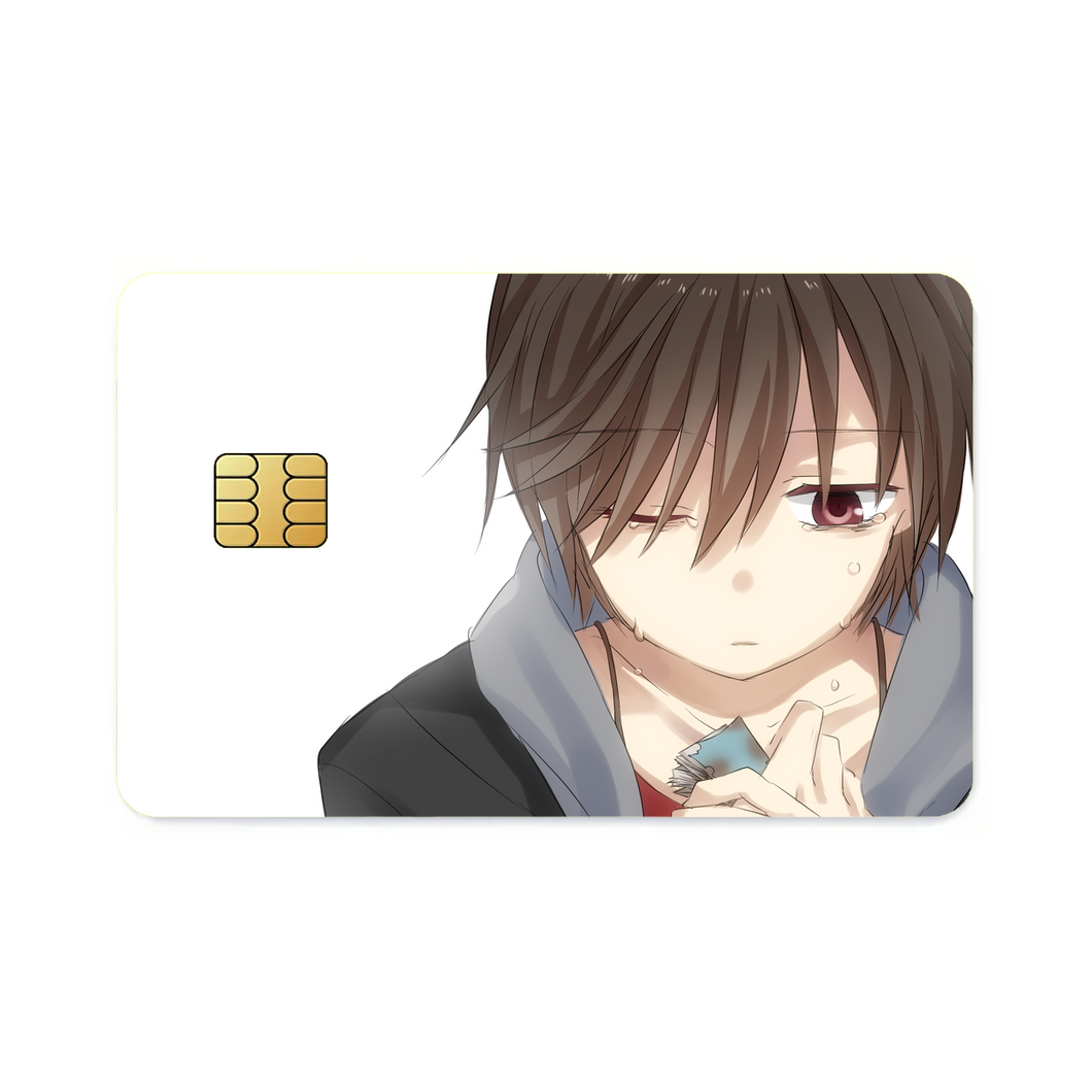 Yū Otosaka weeping  Credit Card Skins (4-in-1 Pack)