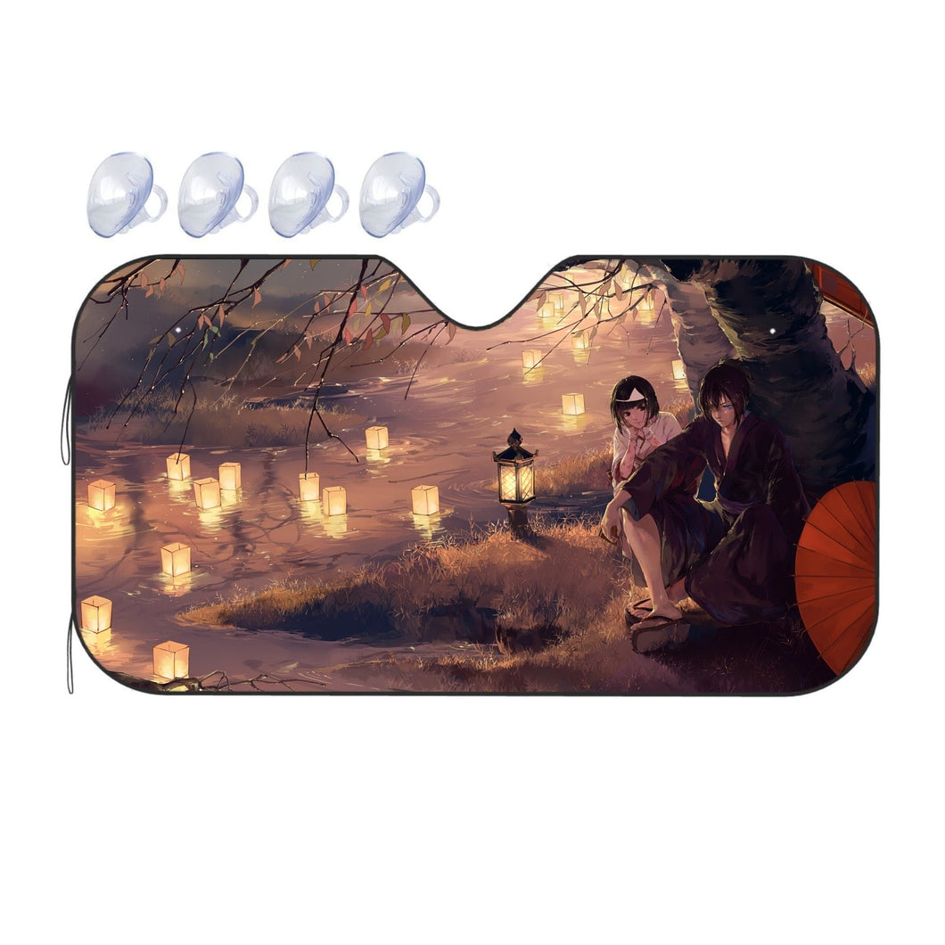 Yato And Nora  Car Sunshade
