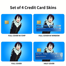 Load image into Gallery viewer, Yato&#39;s Cat Face  Credit Card Skins (4-in-1 Pack)
