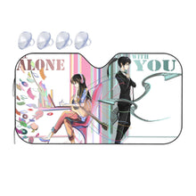 Load image into Gallery viewer, Yayoi Kunizuka- All alone  Car Sunshade
