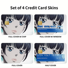 Load image into Gallery viewer, Yayoi Kunizuka  Face  Credit Card Skins (4-in-1 Pack)
