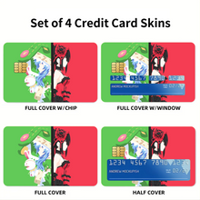 Load image into Gallery viewer, Yoshino and Kurumi - Date A Live Minimalist  Credit Card Skins (4-in-1 Pack)
