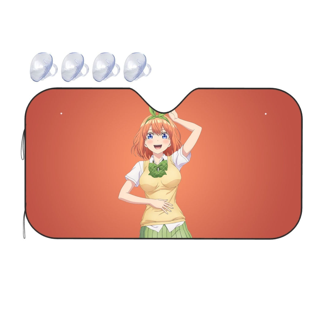 Yotsuba Nakano from 5-Toubun no Hanayome  Car Sunshade