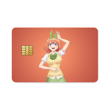Load image into Gallery viewer, Yotsuba Nakano from 5-Toubun no Hanayome  Credit Card Skins (4-in-1 Pack)
