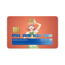 Load image into Gallery viewer, Yotsuba Nakano from 5-Toubun no Hanayome  Credit Card Skins (4-in-1 Pack)

