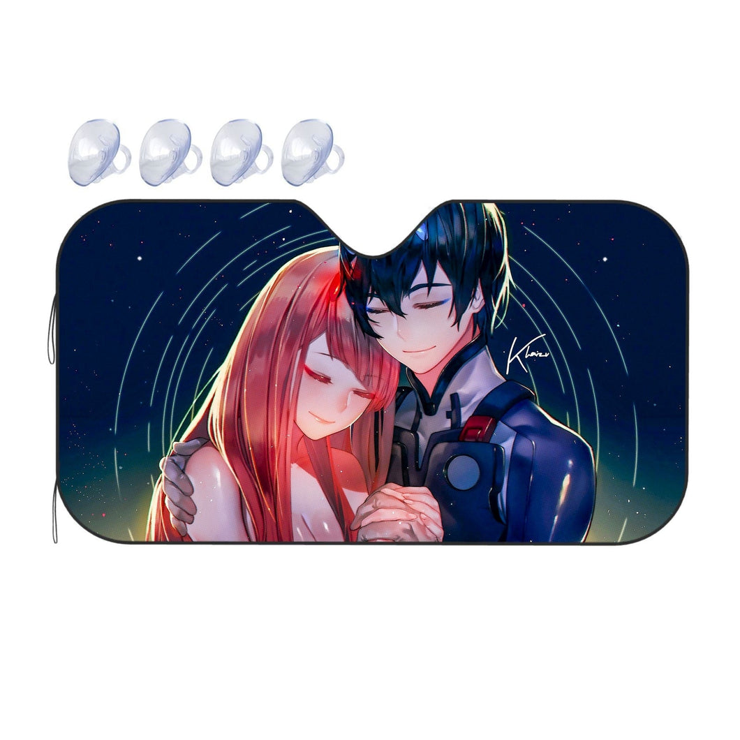 You are my Darling for ever...  Car Sunshade