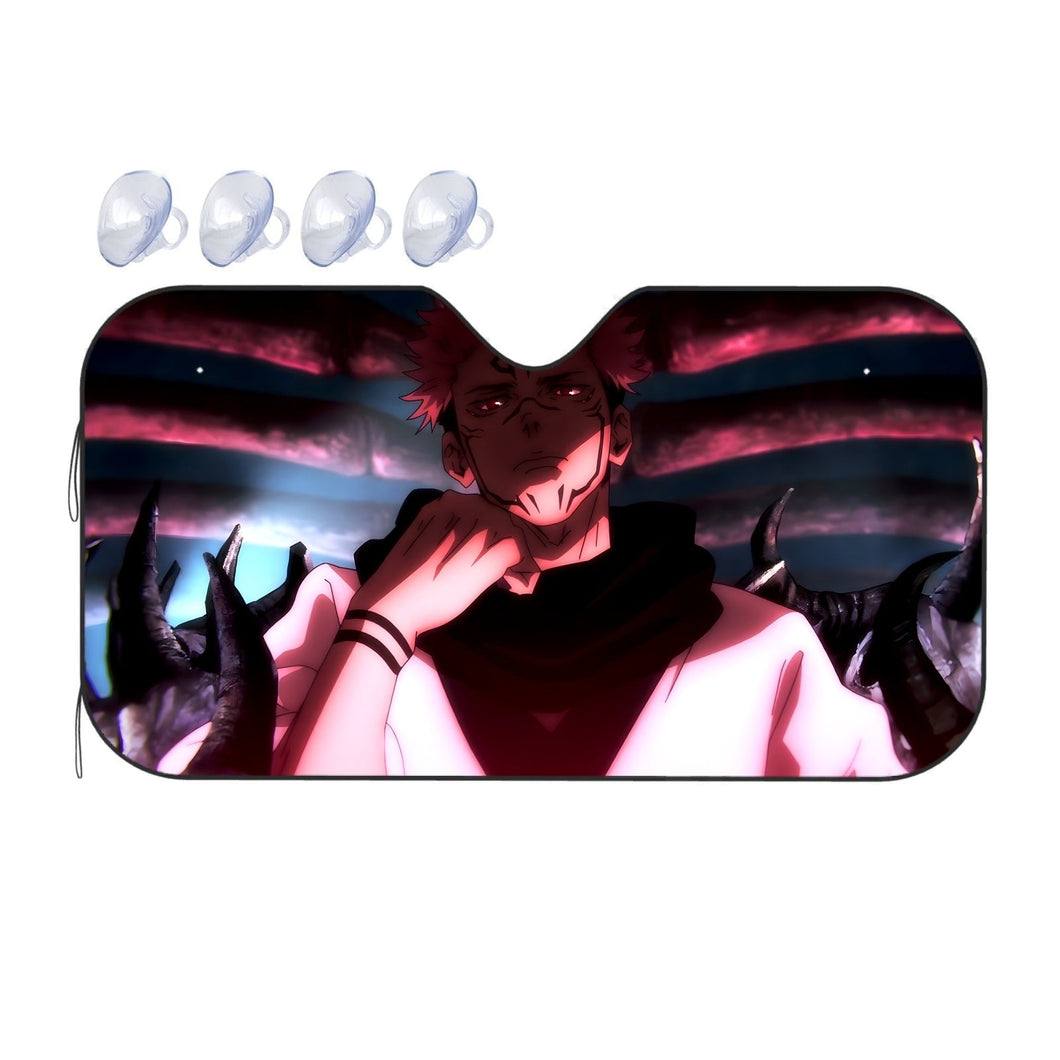 You dare touch my soul? - Ryomen Sukuna Car Sunshade