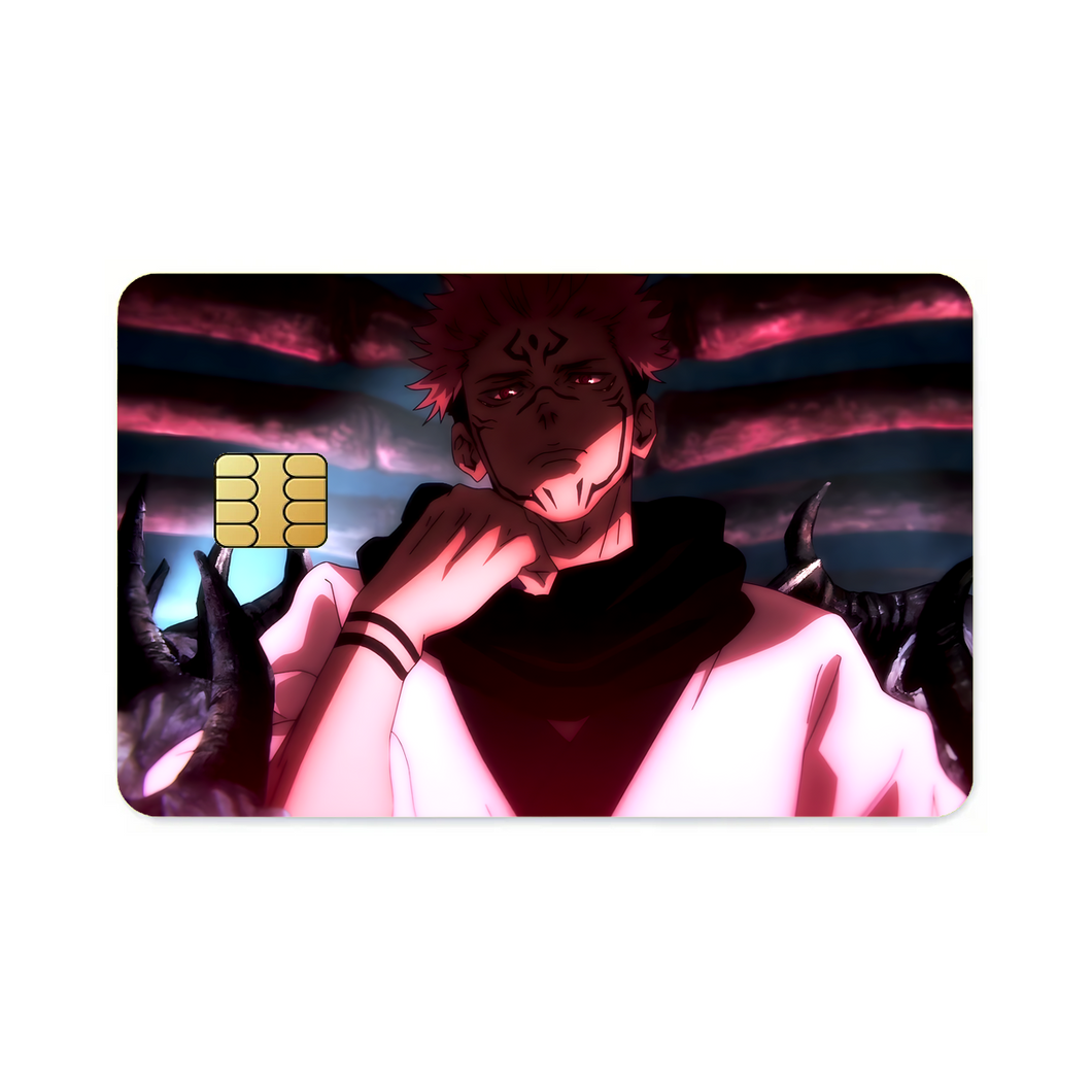 You dare touch my soul? - Ryomen Sukuna Credit Card Skins (4-in-1 Pack)