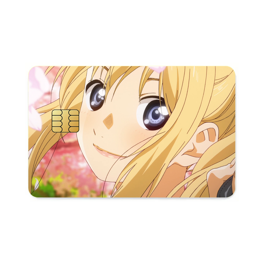 Your Lie In April / Shigatsu Wa Kimi No Uso - Kaori Miyazono Credit Card Skins (4-in-1 Pack)