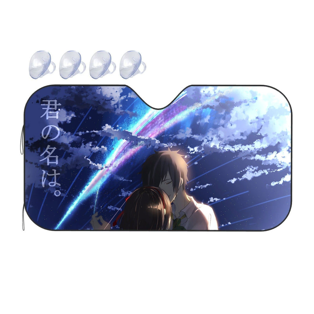 Your Name.  Car Sunshade