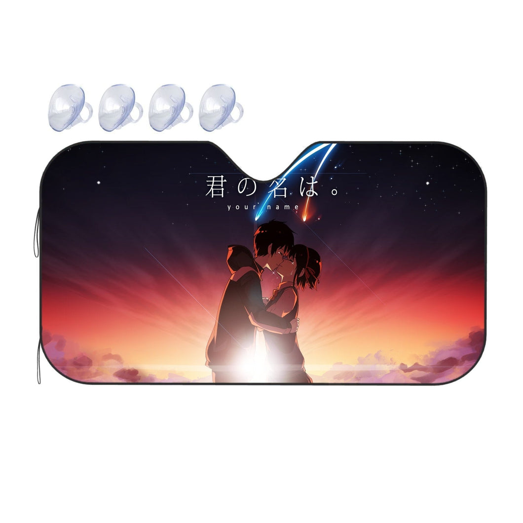 Your Name.  Car Sunshade