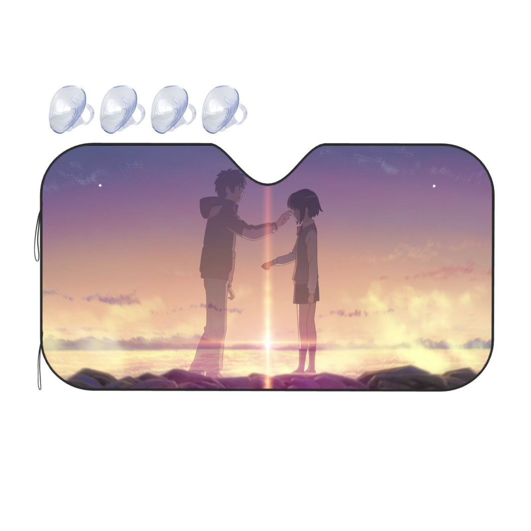Your Name.  Car Sunshade