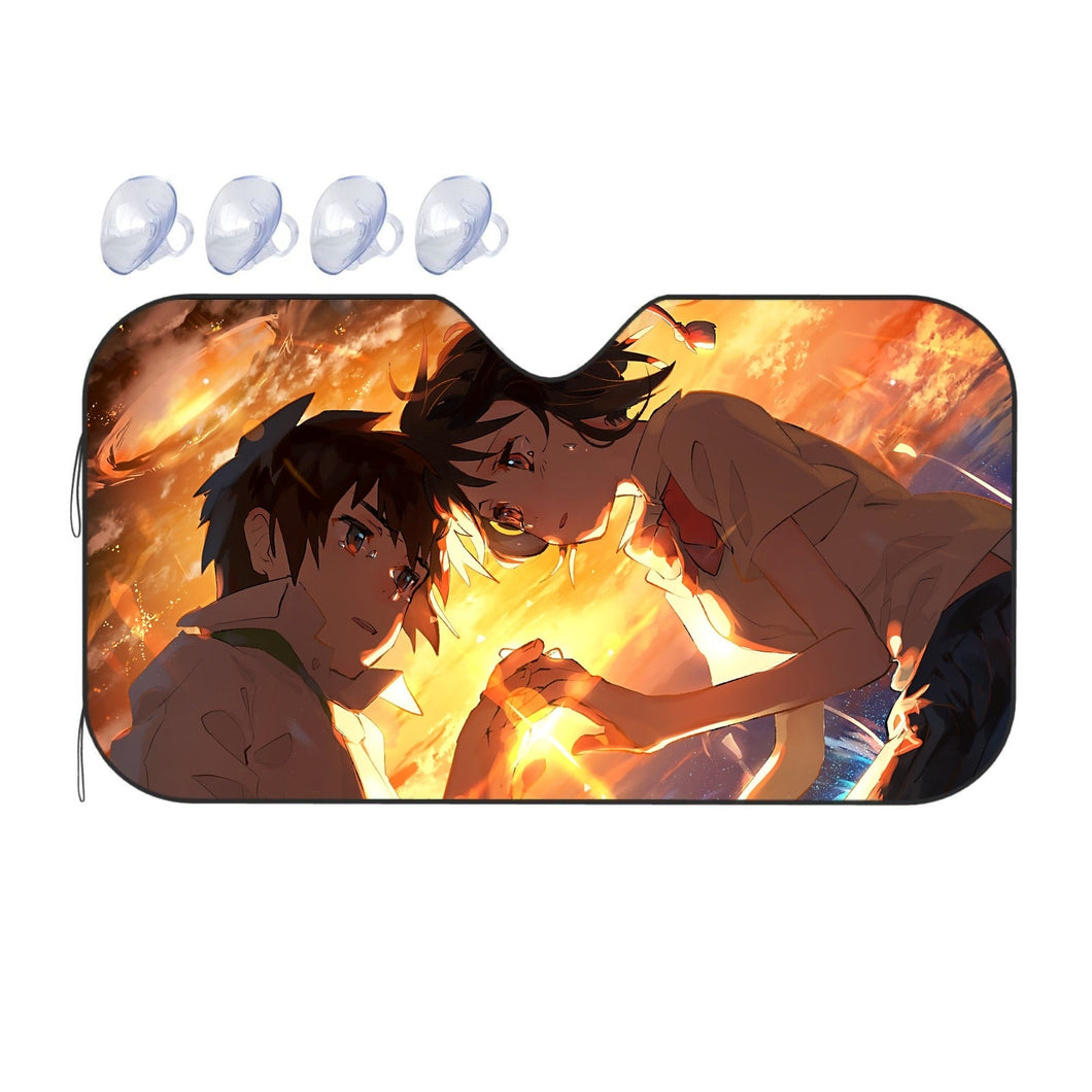 Your Name.  Car Sunshade