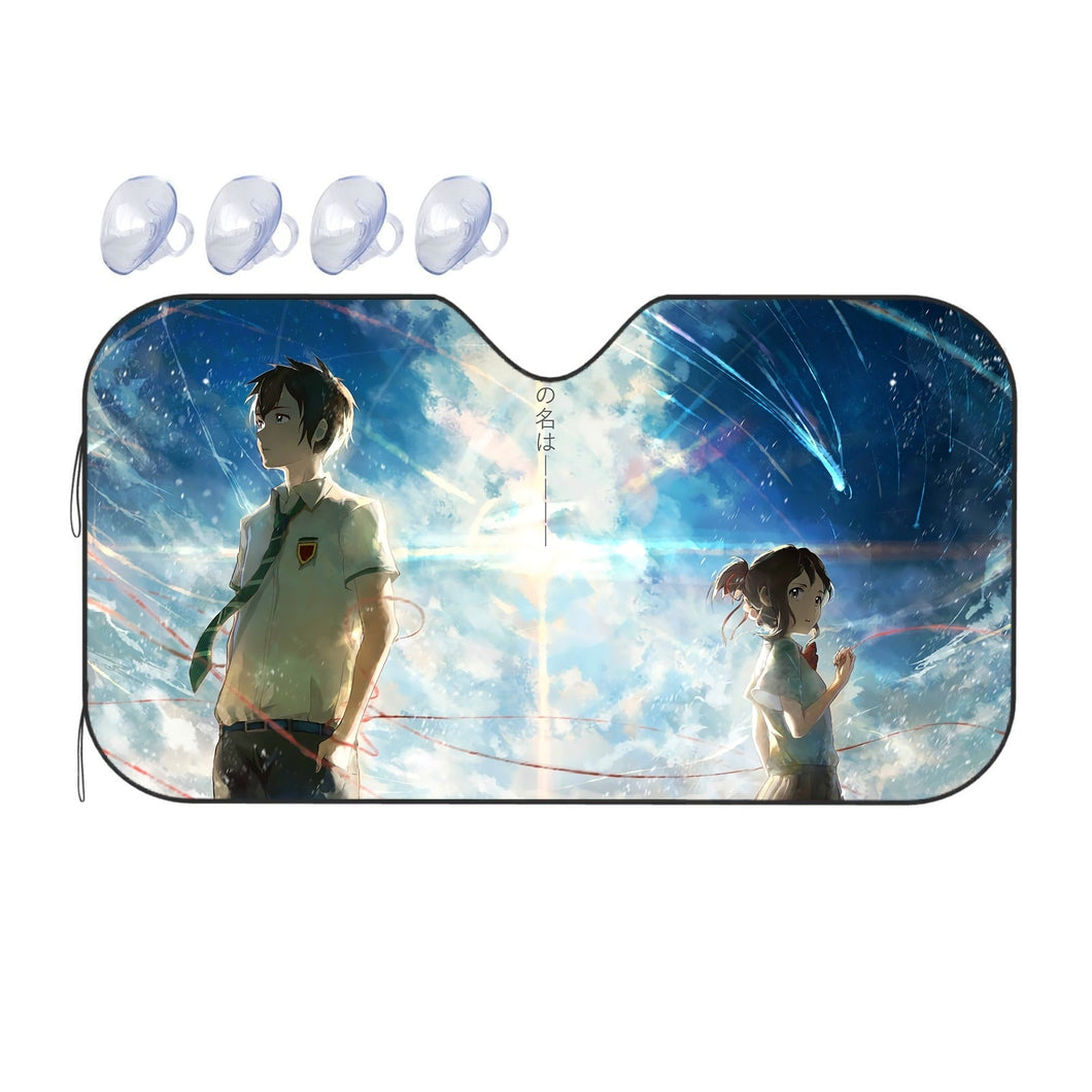 Your Name.  Car Sunshade