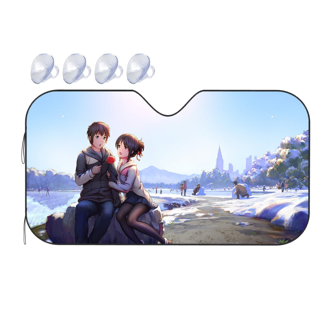 Your Name.  Car Sunshade