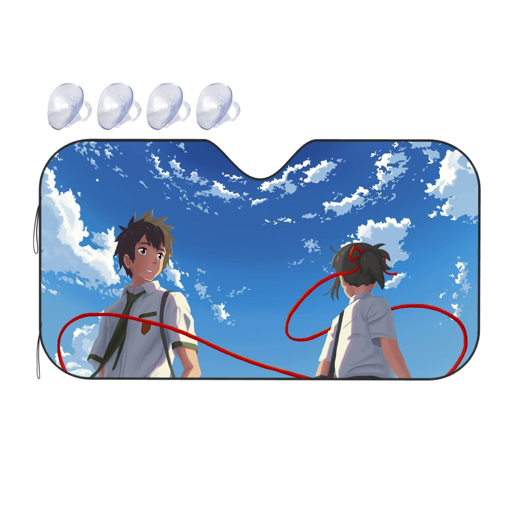 Your Name.  Car Sunshade