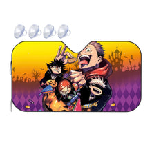 Load image into Gallery viewer, Yuji Itadori Satoru Gojo Nobara Kugisaki Megumi Fushiguro and Blindfold  Car Sunshade
