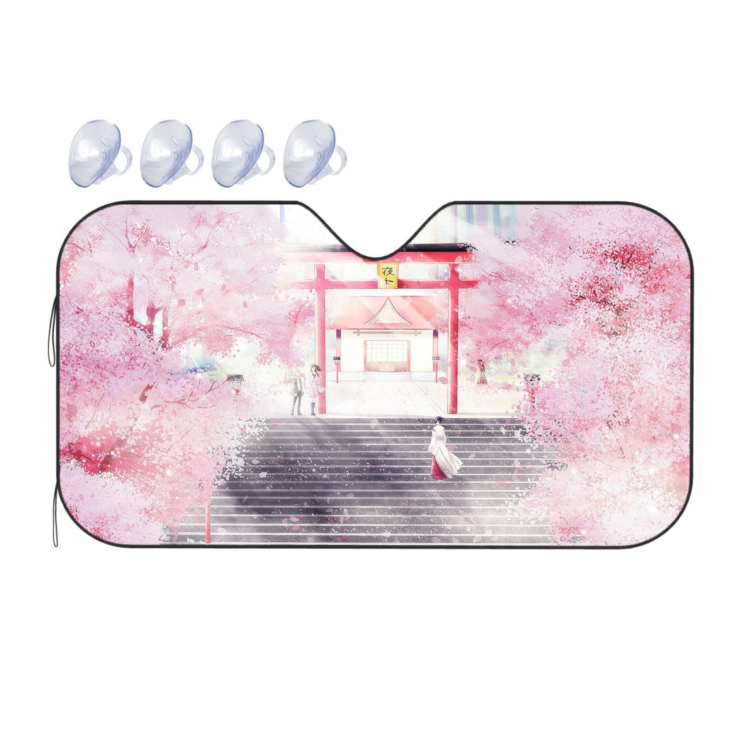 Yukine And Hiyori  Car Sunshade