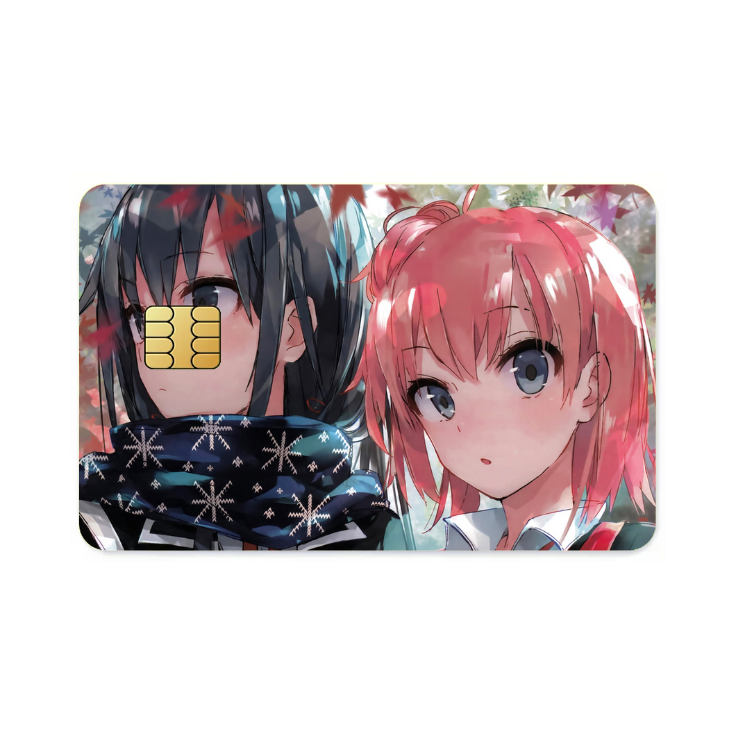 Yukino Yukinoshita, Yui Yuigahama  Credit Card Skins (4-in-1 Pack)
