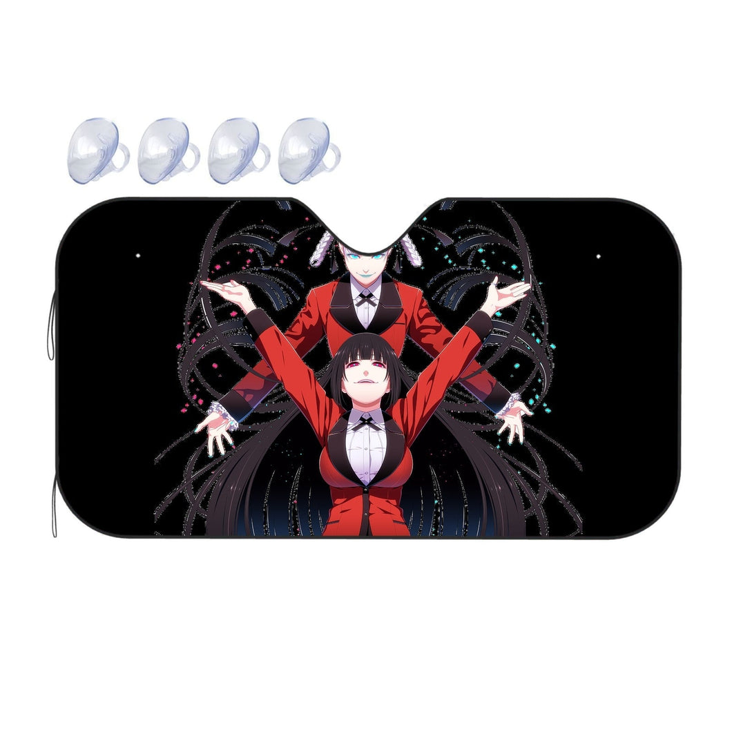 Yumeko Jabami and Kirari Momobami  Car Sunshade
