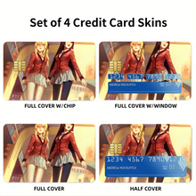 Load image into Gallery viewer, Yumeko Jabami and Mary Saotome Credit Card Skins (4-in-1 Pack)
