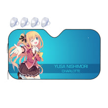 Load image into Gallery viewer, Yusa Nishimori Smile  Car Sunshade
