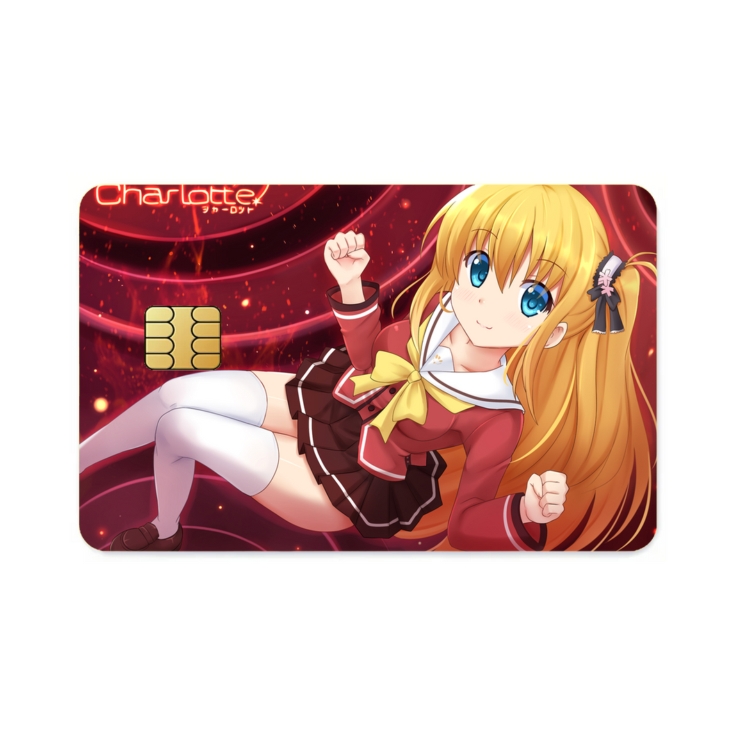 Yusa Nishimori smiling  Credit Card Skins (4-in-1 Pack)