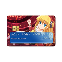 Load image into Gallery viewer, Yusa Nishimori smiling  Credit Card Skins (4-in-1 Pack)
