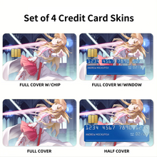 Load image into Gallery viewer, Yuuki Asuna Credit Card Skins (4-in-1 Pack)
