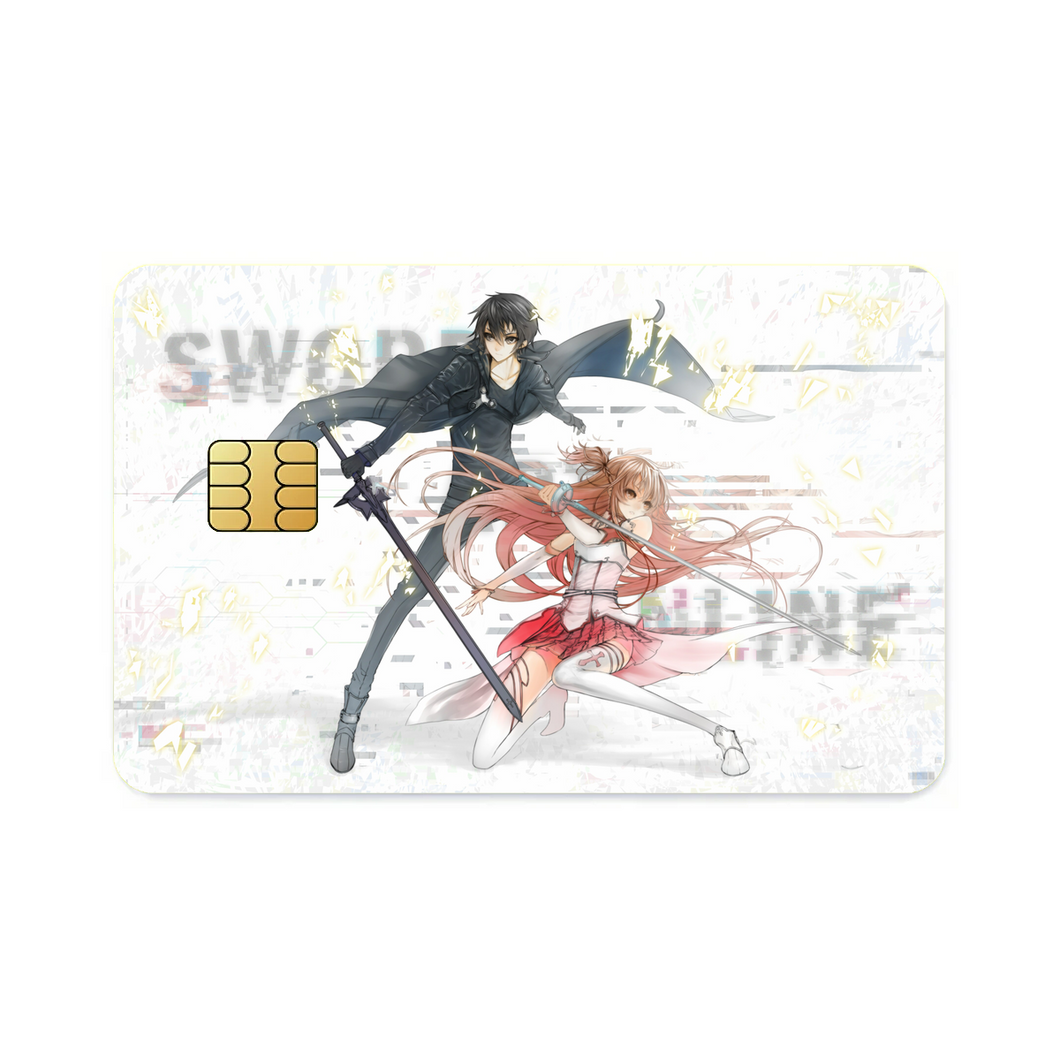 Yuuki Asuna & Kirigaya Kazuto Credit Card Skins (4-in-1 Pack)