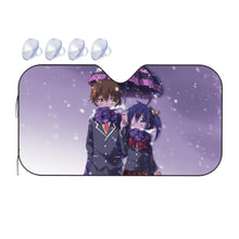 Load image into Gallery viewer, Yuuta and Rikka  Car Sunshade

