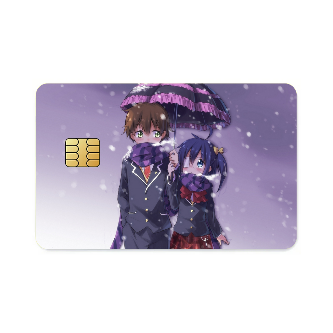 Yuuta and Rikka  Credit Card Skins (4-in-1 Pack)