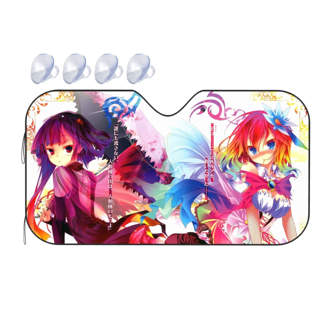 Zell and Stephanie  Car Sunshade