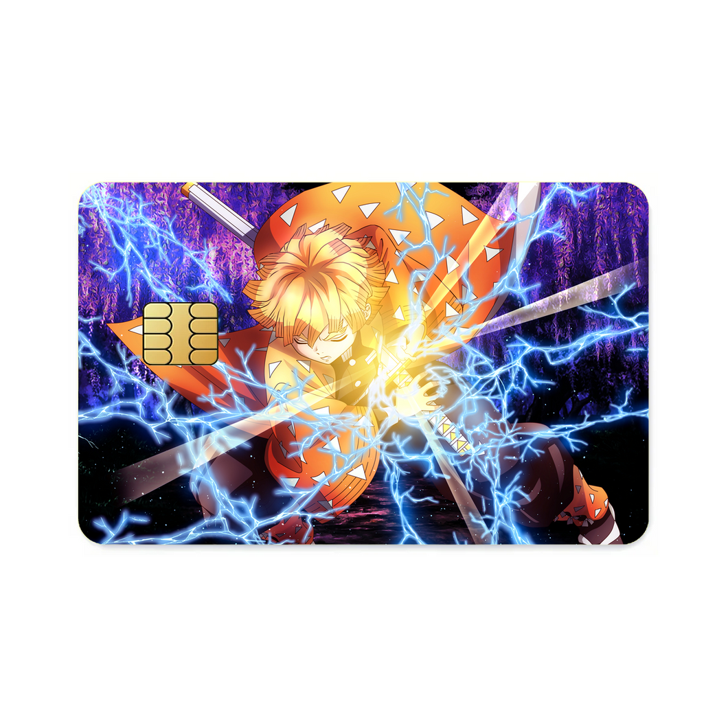 Zenitsu Agatsuma  Credit Card Skins (4-in-1 Pack)