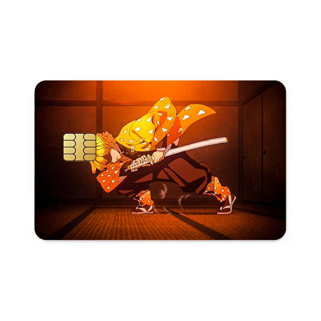Zenitsu  Credit Card Skins (4-in-1 Pack)