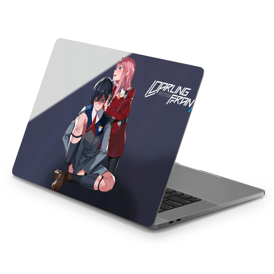 Zero Two and Hiro  Macbook Skin