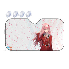 Load image into Gallery viewer, Zero Two Blossoms World  Car Sunshade
