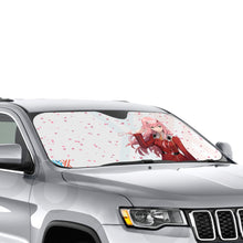 Load image into Gallery viewer, Zero Two Blossoms World  Car Sunshade
